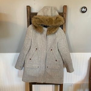 JCrew Chateau Parka in Italian stadium-cloth wool